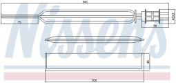 OSUSZACZ KLIMATYZACJI OPEL ASTRA H NISSENS NIS 95469