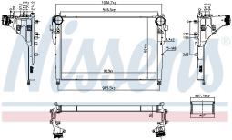 INTERCOOLER AUDI Q3 11-,SKODA YETI 09- NIS 96318