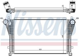 INTERCOOLER VW GOLF VII 12- NISSENS NIS 96494