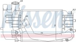 INTERCOOLER TOYOTA YARIS 1,4 D4D08/05- /MAN+AUT/ NISSENS NIS 96565
