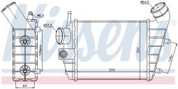 INTERCOOLER ALFA ROMEO 156 1,9-2,4JTD   -97 NISSENS NIS 96699