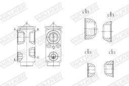 KATALIZATOR MERCEDES C200 D/C220 D/C250 D 6/93- CAT WALKER WLK20246