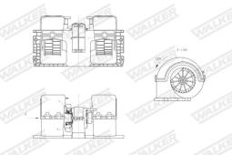 TŁUMIK FORD FOCUS C-MAX / MAZDA 3 1.6 TI WALKER WLK23011