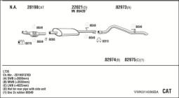 CZĘŚCI MONTAŻOWE UKŁADU WYDECHOWEGO WALKER WLK80010
