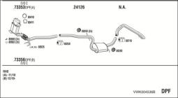 CZĘŚCI MONTAŻOWE UKŁADU WYDECHOWEGO WALKER WLK80063