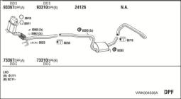 CZĘŚCI MONTAŻOWE UKŁADU WYDECHOWEGO WALKER WLK80065
