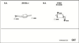CZĘŚCI MONTAŻOWE UKŁADU WYDECHOWEGO WALKER WLK80065