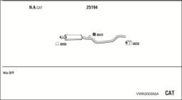 CZĘŚCI MONTAŻOWE UKŁADU WYDECHOWEGO WALKER WLK80073