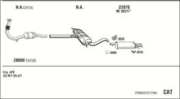 CZĘŚCI MONTAŻOWE UKŁADU WYDECHOWEGO WALKER WLK80094