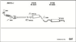 CZĘŚCI MONTAŻOWE UKŁADU WYDECHOWEGO WALKER WLK80094