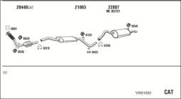 CZĘŚCI MONTAŻOWE UKŁADU WYDECHOWEGO WALKER WLK80181