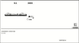 CZĘŚCI MONTAŻOWE UKŁADU WYDECHOWEGO WALKER WLK80149