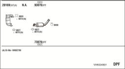 CZĘŚCI MONTAŻOWE UKŁADU WYDECHOWEGO WALKER WLK80393