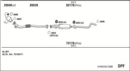 CZĘŚCI MONTAŻOWE UKŁADU WYDECHOWEGO WALKER WLK80400