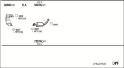CZĘŚCI MONTAŻOWE UKŁADU WYDECHOWEGO WALKER WLK80406