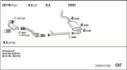 CZĘŚCI MONTAŻOWE UKŁADU WYDECHOWEGO WALKER WLK80411