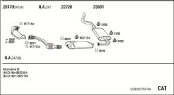 CZĘŚCI MONTAŻOWE UKŁADU WYDECHOWEGO WALKER WLK80411