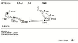 CZĘŚCI MONTAŻOWE UKŁADU WYDECHOWEGO WALKER WLK80411