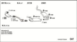 CZĘŚCI MONTAŻOWE UKŁADU WYDECHOWEGO WALKER WLK80411