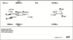 CZĘŚCI MONTAŻOWE UKŁADU WYDECHOWEGO WALKER WLK80438