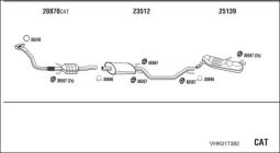CZĘŚCI MONTAŻOWE UKŁADU WYDECHOWEGO WALKER WLK80438