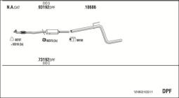 CZĘŚCI MONTAŻOWE UKŁADU WYDECHOWEGO WALKER WLK80439