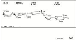CZĘŚCI MONTAŻOWE UKŁADU WYDECHOWEGO WALKER WLK81368