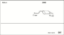 CZĘŚCI MONTAŻOWE UKŁADU WYDECHOWEGO WALKER WLK82309