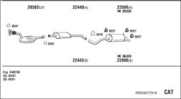 CZĘŚCI MONTAŻOWE UKŁADU WYDECHOWEGO WALKER WLK82322