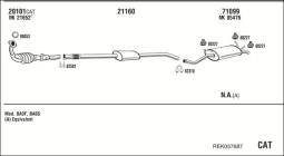 CZĘŚCI MONTAŻOWE UKŁADU WYDECHOWEGO WALKER WLK82322