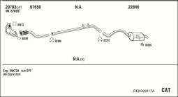 CZĘŚCI MONTAŻOWE UKŁADU WYDECHOWEGO WALKER WLK82328