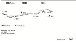 CZĘŚCI MONTAŻOWE UKŁADU WYDECHOWEGO WALKER WLK82328