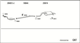 CZĘŚCI MONTAŻOWE UKŁADU WYDECHOWEGO WALKER WLK82328