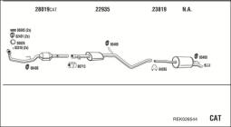 CZĘŚCI MONTAŻOWE UKŁADU WYDECHOWEGO WALKER WLK82394