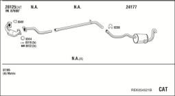 CZĘŚCI MONTAŻOWE UKŁADU WYDECHOWEGO WALKER WLK82394