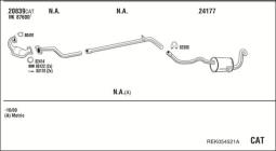 CZĘŚCI MONTAŻOWE UKŁADU WYDECHOWEGO WALKER WLK82394