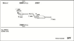 CZĘŚCI MONTAŻOWE UKŁADU WYDECHOWEGO WALKER WLK82516