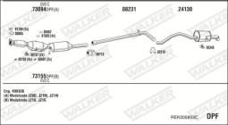 CZĘŚCI MONTAŻOWE UKŁADU WYDECHOWEGO WALKER WLK82563