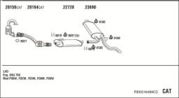 CZĘŚCI MONTAŻOWE UKŁADU WYDECHOWEGO WALKER WLK83116