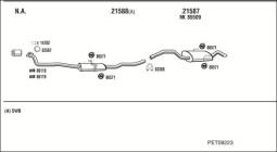 CZĘŚCI MONTAŻOWE UKŁADU WYDECHOWEGO WALKER WLK86087