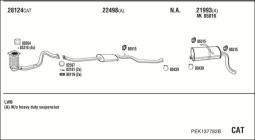 CZĘŚCI MONTAŻOWE UKŁADU WYDECHOWEGO WALKER WLK86098