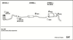 CZĘŚCI MONTAŻOWE UKŁADU WYDECHOWEGO WALKER WLK86098