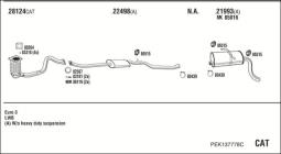 CZĘŚCI MONTAŻOWE UKŁADU WYDECHOWEGO WALKER WLK86098