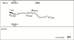 RURA BMW 525I CAT CONNECTION PIPE WALKER WLK86132