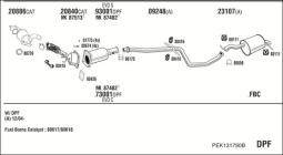 RURA BMW 525I CAT CONNECTION PIPE WALKER WLK86132