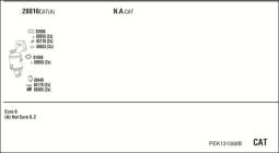 RURA BMW 525I CAT CONNECTION PIPE WALKER WLK86132