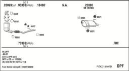 CZĘŚCI MONTAŻOWE UKŁADU WYDECHOWEGO WALKER WLK86564