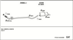CZĘŚCI MONTAŻOWE UKŁADU WYDECHOWEGO WALKER WLK86564
