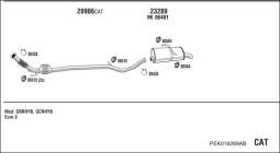 CZĘŚCI MONTAŻOWE UKŁADU WYDECHOWEGO WALKER WLK86564