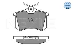 KLOCKI HAM./TYŁ/ FORD GALAXY 95-        /191-698-451BCD/1-027-640/  GRUBOŚĆ 17.2 MEYLE M 025 209 6117